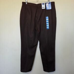 NWT Riders Casuals By Lee 18 Straight Jeans Pants Flat Front Pockets Brown